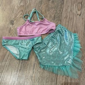 Toddler Girl Wonder Nation Mermaid Swimsuit